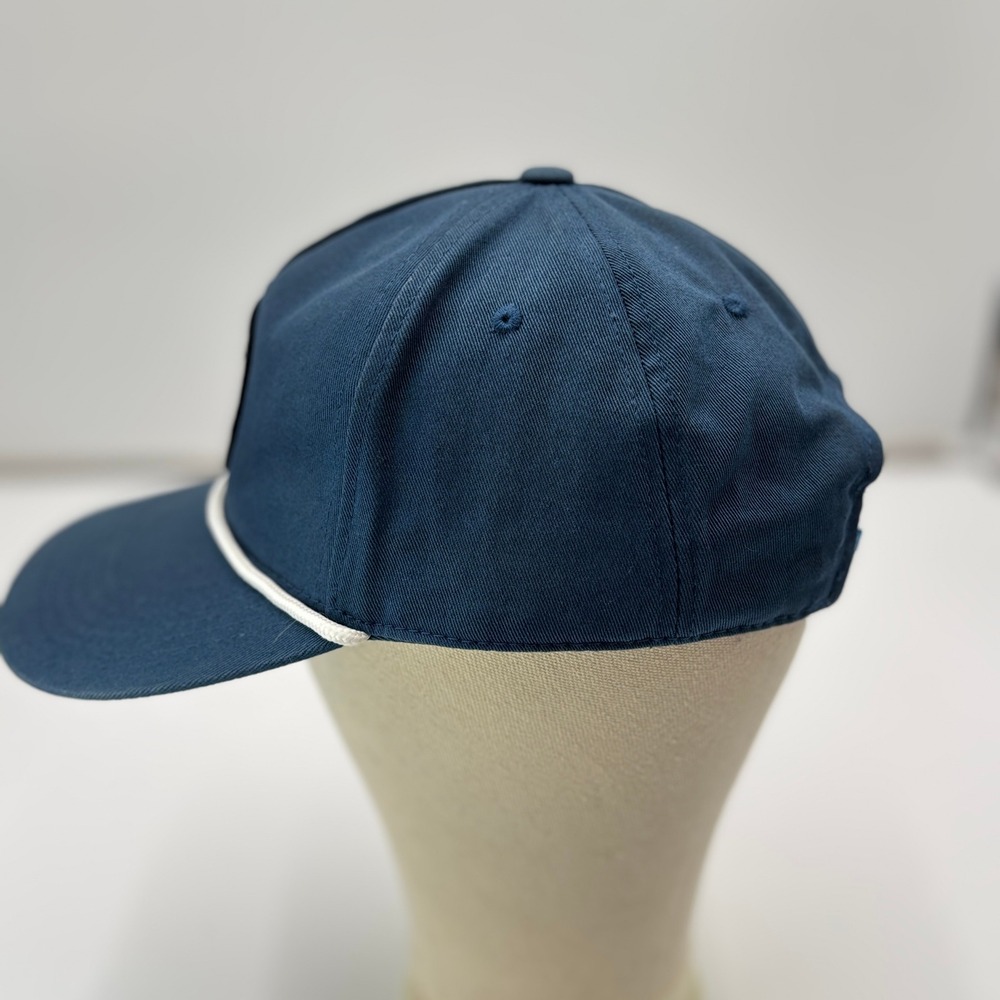 Chubbies Shorts Co. Navy Blue Corded Logo Adjustable Hat Cap‎ Twill Cotton - Picture 2 of 6